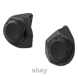 Black King Trunk Speakers Fit For Harley Touring Street Electra Glide 2014-2025