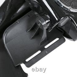 Black Lower Vented Fairing 6.5'' Speaker Grills Fit For Harley Touring 1983-2013