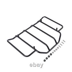 Black Luggage Top Rack For Harley Tour Pak Touring Road Glide Electra Glide
