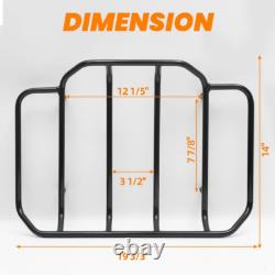 Black Luggage Top Rack For Harley Tour Pak Touring Road Glide Electra Glide