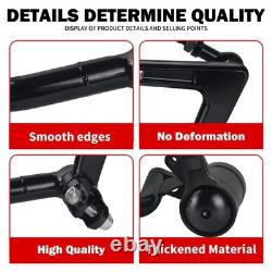 Black Mid Control Foot Kit Fit For Harley Touring Electra Street Glide 2009-2025