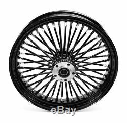 Black Out 18 3.5 48 Fat King Spoke Rear Wheel Rim Harley Touring Softail Bagger