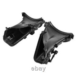 Black Pair Fairing Air Duct Fit For Harley Davidson Touring Road Glide 2015-2023