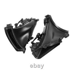 Black Pair Fairing Air Duct Fit For Harley Davidson Touring Road Glide 2015-2023