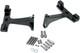 Black Passenger Footboard Mount Harley Tour Glide Classic Fltc 1993-1994