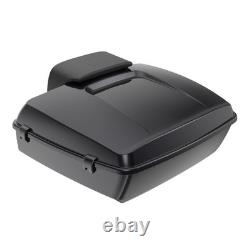 Black Pearl Chopped Tour Luggage Trunk Pad For Harley FLHR FLHXS FLTRX 1997+