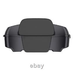 Black Pearl Chopped Tour Luggage Trunk Pad For Harley FLHR FLHXS FLTRX 1997+