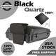 Black Quartz Razor Tour Pack Pak Trunk Luggage For 97+ Harley Touring/softail