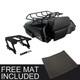 Black Razor Tour Pack Pad Rack Solo Mount Fit For Harley Low Rider Fxlrst 22-25