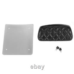 Black Razor Trunk Backrest Fit For Harley Touring Road King Glide 2014-2024