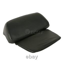 Black Razor Trunk Backrest Plate Fit For Harley Tour Pak Road King Glide 2014-22