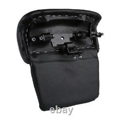 Black Razor Trunk Backrest with Solo Mount Fit For Harley Tour Pak Road King 09-13