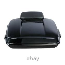 Black Razor Trunk Mount Fit For Harley Tour Pak Pack Electra Glide 1997-2008