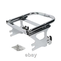 Black Razor Trunk Mount Rack Fit For Harley Tour Pak Touring Street Glide 97-08