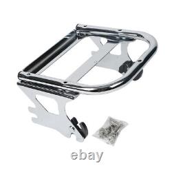 Black Razor Trunk Mount Rack Fit For Harley Tour Pak Touring Street Glide 97-08