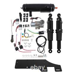 Black Rear Air Ride Suspension Fit For Harley Touring Street Road Glide 94-2022