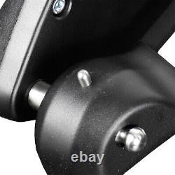 Black Rear Passenger Arm Rest with Drink Holder Fit For Harley Touring Glide 14-23