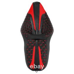 Black Red Driver Passenger Seat Fit For Harley Touring Street Road Glide 09-23
