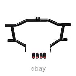 Black Red Front Highway Engine Guard Crash Bar Fit For Harley Touring 2009-2024