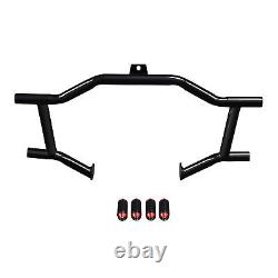 Black Red Front Highway Engine Guard Crash Bar Fit For Harley Touring 2009-2024