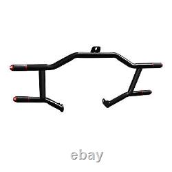 Black Red Front Highway Engine Guard Crash Bar Fit For Harley Touring 2009-2024