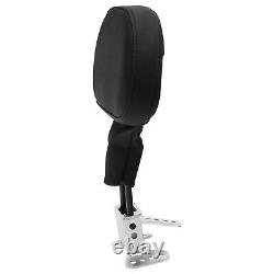 Black Rider Driver Backrest Pad Fit For Harley Touring Road Street Glide 09-23