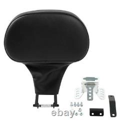 Black Rider Driver Passenger Seat Backrest Fit For Harley Touring Glide 09-2023