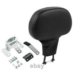 Black Rider Driver Passenger Seat Backrest Fit For Harley Touring Glide 09-2023