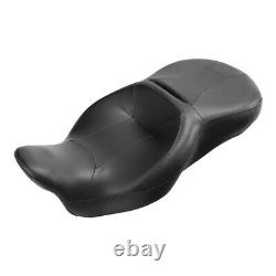 Black Rider Passenger Seat Fit For Harley Touring FLHR FLHX FLTRX FLHTK 09-21 20