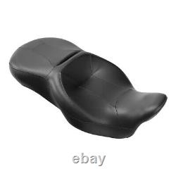 Black Rider Passenger Seat Fit For Harley Touring FLHR FLHX FLTRX FLHTK 09-21 20