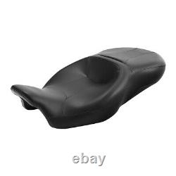 Black Rider Passenger Seat Fit For Harley Touring FLHR FLHX FLTRX FLHTK 09-21 20