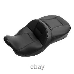 Black Rider Passenger Seat Fit For Harley Touring Street Electra Glide 2009-2023