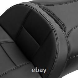 Black Rider Passenger Seat Fit For Harley Touring Street Electra Glide 2009-2023