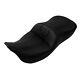 Black Rider Passenger Seat Fit For Harley Touring Street Road Glide King 09-up