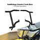 Black Saddlebag Guard Bag Guards Crash Bar Fit For Harley Touring 2009 Up Flh