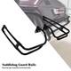 Black Saddlebag Twin Rail Guard Guard Support Bracket Fit For Harley Touring