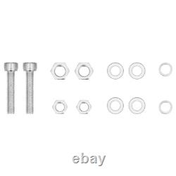 Black Saddlebag Twin Rail Guard Guard Support Bracket Fit For Harley Touring