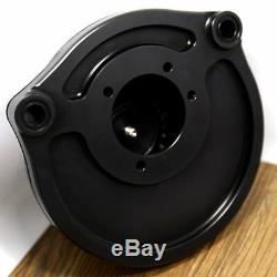 Black Shallow Cut Stage 1 Air Cleaner For Harley Touring Twin Cam 1999-2017