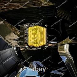 Black Shark Demon LED Turn Signals Light For Harley Touring Road Glide 2015-2025