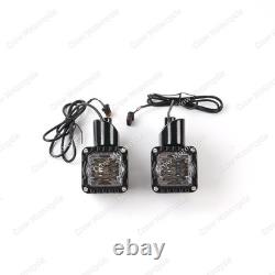 Black Shark Demon LED Turn Signals Light For Harley Touring Road Glide 2015-2025