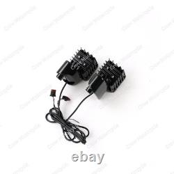Black Shark Demon LED Turn Signals Light For Harley Touring Road Glide 2015-2025