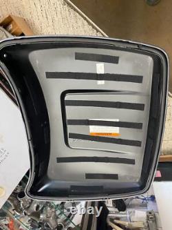 Black Silver Charcoal Tour Pak Lid Harley Ultra Classic Glide 2014^ FLH Bagger
