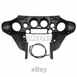 Black Speedometer Cover Inner Fairing Fit For Harley Touring Electra Glide FLHTC