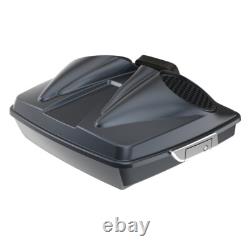 Black Tempest Dual 8'' Speaker Lids Fits Advanblack/Harley Razor Tour Pack Pak