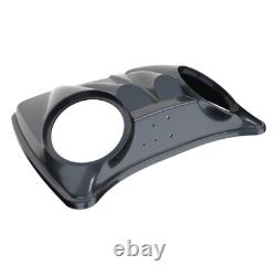 Black Tempest Dual 8'' Speaker Lids Fits Advanblack/Harley Razor Tour Pack Pak