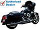 Black Thunderheader 2 Into 1 Exhaust System Pipe System 2017-2021 Harley Touring
