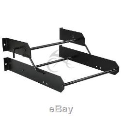 Black Tour Pak Pack Accessory Motor Storage Rack Fits Harley Touring Wall Mount