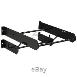 Black Tour Pak Pack Accessory Motor Storage Rack Fits Harley Touring Wall Mount