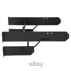 Black Tour Pak Pack Accessory Motor Storage Rack Fits Harley Touring Wall Mount