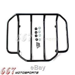 Black Tour Pak Pack Luggage Top Rack For Harley Touring Road King Street Glide